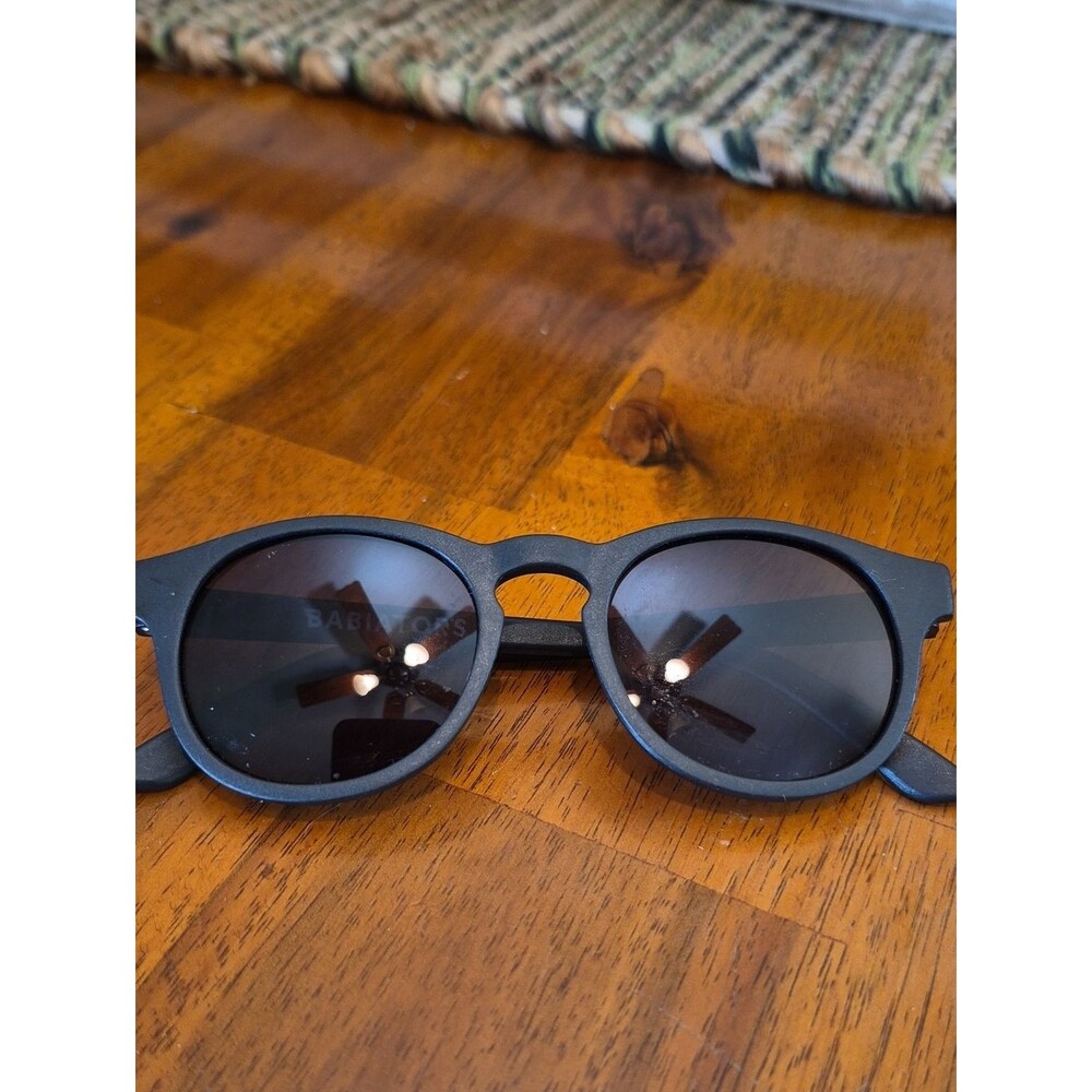 6 Months To 3 Yrs Babiators Black Round Sunglasses